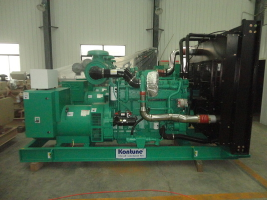 60HZ/1800RPM UMMINS Diesel Generator Set Waterkoeling Diesel Hoofdvermogen 563KVA/450KW
