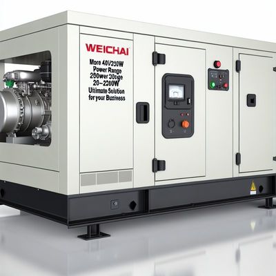 More 400V/230V Voltage Power Range 20-2000kW Ultimate Solution Weichai Diesel Generator Set for Your Business